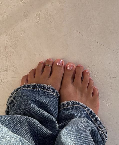 Summer Nails Hands And Toes, Cool Pedicure Ideas, Matching Mani Pedi Ideas Summer, Pedicure Art Designs, Fall 2024 Toe Nail Colors, Acrylic Toe Ideas, Toe Nail Shapes, Pedicure Summer Colors, Nail Designs Summer Simple