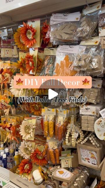 Autumn Dollar Tree Diy, Fall Backyard Decorating Ideas, Dollar Tree Leaves Diy, Fall Home Decor Dollar Tree, Mobile Home Fall Decor, Fall Dollar Store Decor Ideas, Fall Decorations Diy Dollar Tree, Cheap And Easy Fall Decor, Dollar General Fall Decor 2024