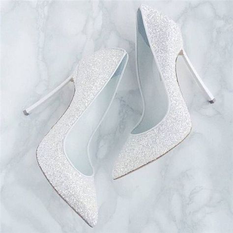 Metal Heels, Kasut Tumit Tinggi, White Heels Wedding, Sparkly Wedding Shoes, Bride Heels, Hak Tinggi, Ankle Strap Chunky Heels, Wedding Pumps, Sparkly Wedding