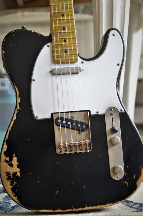 Black Telecaster, Relic Telecaster, Fender Relic, Telecaster Relic, Relic Stratocaster, Custom Telecaster, Vintage Telecaster, Relic Guitar, Telecaster Custom