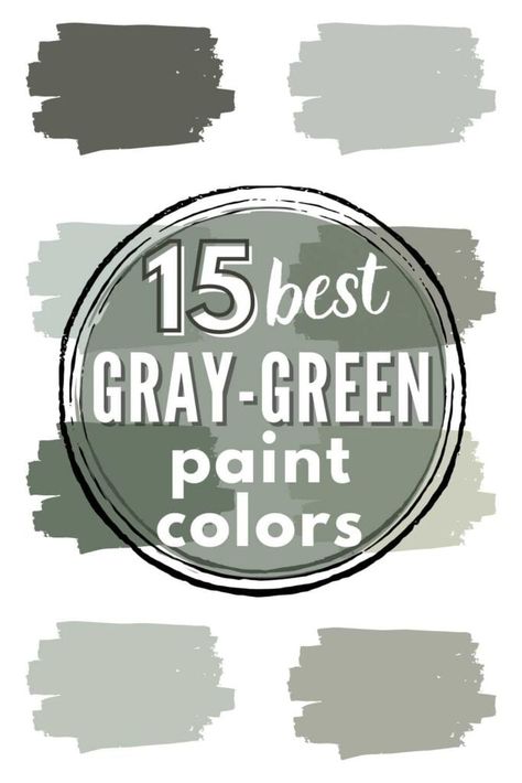 Gray Green Sherwin Williams, English Cottage Paint Colors Sherwin Williams, Dark Gray Green Paint Colors, Popular Green Paint Colors 2023, Sherwin Williams Dark Gray, Smoky Green Paint, Green Painted Brick, Best Gray Green Paint Colors, Popular Green Paint Colors