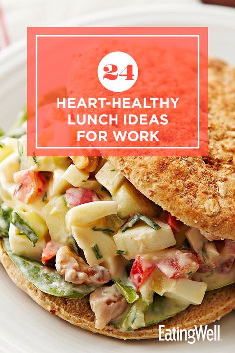 Healthy Lunch Ideas For Work, Heart Healthy Recipes Easy, Heart Healthy Recipes Low Sodium, Lunch Ideas For Work, Brain Healthy Foods, Low Cholesterol Recipes, Heart Healthy Diet, Healthy Lunch Ideas, Low Sodium Recipes