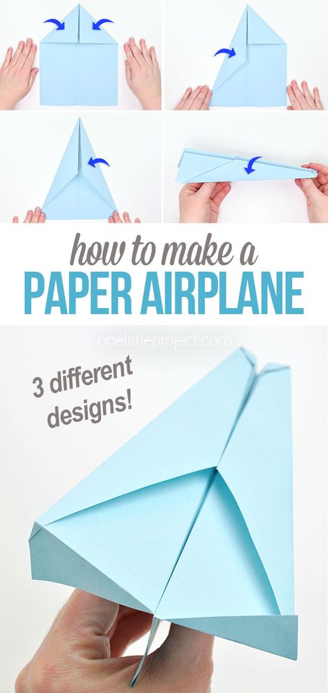 Photo showing different steps of folding paper plane. Photo of hand holding paper plane. Making Airplanes Crafts, Making A Paper Airplane, Folding Airplanes Paper Plane, Step By Step Paper Airplane, How To Fold Paper Airplanes For Kids, Folding A Paper Airplane, Best Paper Airplane Step By Step, How Do You Make A Paper Airplane, How To Paper Airplane