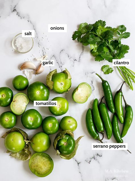 Mild Salsa Verde Recipe, Canned Salsa Verde Recipe, Authentic Mexican Green Salsa, Homemade Green Salsa Verde, Small Batch Salsa Verde, Chili Verde Salsa, Salsa Verde Spicy, How To Make Salsa Verde, Salsa Verde Recipe Canning