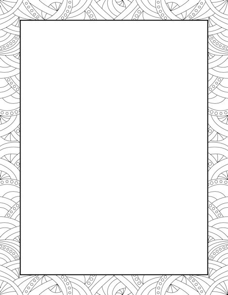 Page Borders Free, Free Monogram Fonts, School Border, Printable Border, Doodle Borders, Border Templates, Borders Free, Floral Cards Design, Page Borders Design