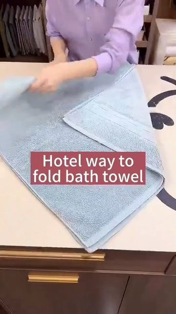 How To Roll Bath Towels For Display, Fold Guest Towels, Folding Towels Fancy Video, How To Fold Beach Towels, How To Fold Bath Towels To Save Space, Folding Towels For Display Bathroom, How To Fold A Towel, How To Fold Washcloths, Fold Towels Save Space