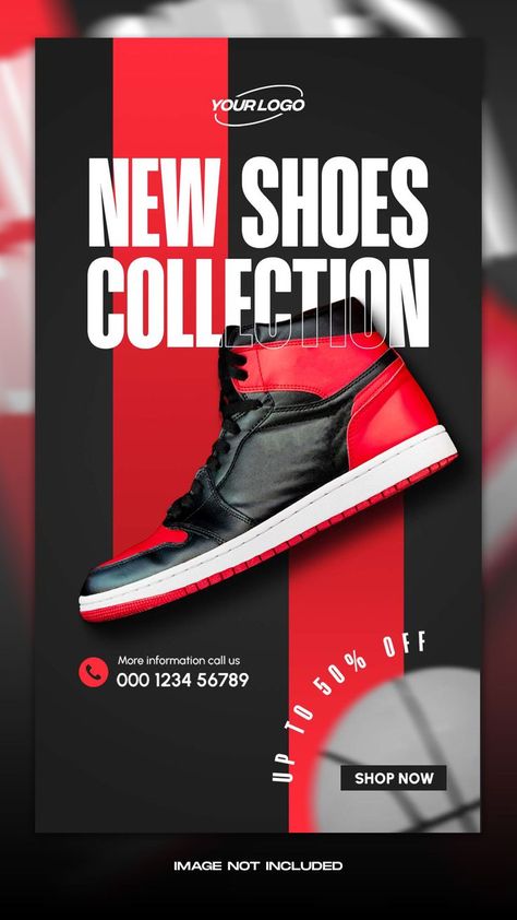 Shoe Poster Ideas, Product Posters Design, Product Showcase Design, Clothes Poster Design, Sneakers Graphic Design, New Collection Post, Shoes Poster Design Ideas, Shoe Graphic Design, Shoe Poster Design