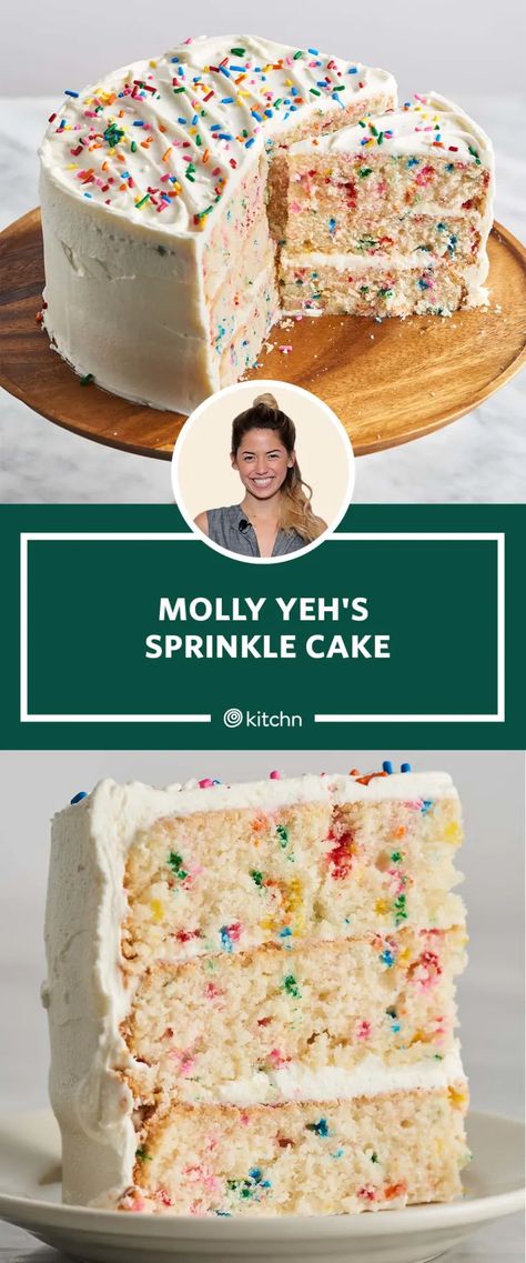 Best Funfetti Birthday Cake Recipe, Crueller Cake, The Best Funfetti Cake Recipe, Easy Funfetti Cake Recipe, Funfetti Birthday Cake Ideas, 13x9 Cake Recipes, Cake Recipes Funfetti, Sprinkle Cake Ideas, Best Funfetti Cake Recipe