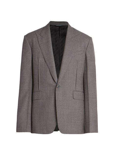 Givenchy Virgin Wool Suit Jacket - $ 2,855.00 Formal Jackets For Men, Givenchy Fashion, Blazer Men, Formal Jacket, Fashion Man, Vintage Blazer, Jacket For Men, Wool Suit, Blazers For Men