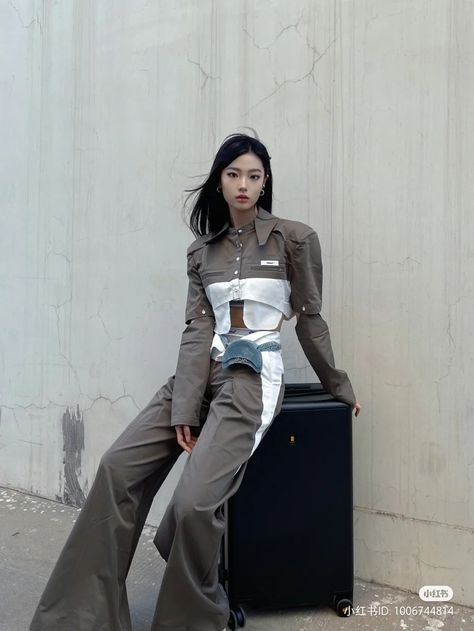 Genderfluid Outfits, Chinese Street Style, Chinese Fashion Street, Chinese Fashion, Korean Casual Outfits, Badass Style, Fresh Outfits, Woman Suit Fashion, Casual Stylish