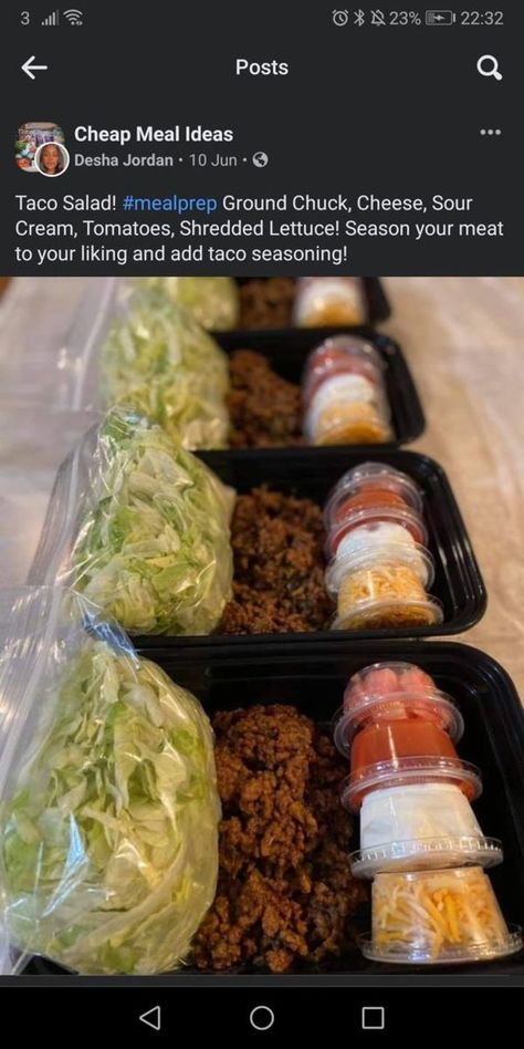 Husband Lunch, Cheap Meal, Meal Prep Snacks, Healthy Lunch Meal Prep, Work Meals, Easy Healthy Meal Prep, Boat Food, Prepped Lunches, Lake Food