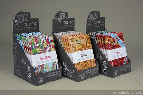 www.dexigner.com/news/27509 Food Display Design, City Guide Book, City Map Drawing, Cardboard Display Stand, Spices Packaging, Tea Packaging Design, Point Of Sale Display, Cardboard Display, Pos Display