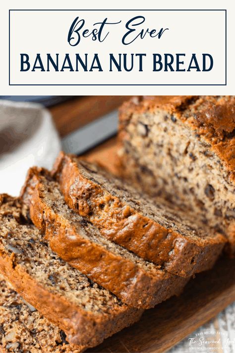 Moist Banana Nut Bread Recipe, Easy Banana Nut Bread, Moist Banana Nut Bread, Classic Banana Bread Recipe, Classic Banana Bread, Banana Nut Bread Recipe, Nut Bread Recipe, Banana Bread Recipe Moist, Rasa Malaysia