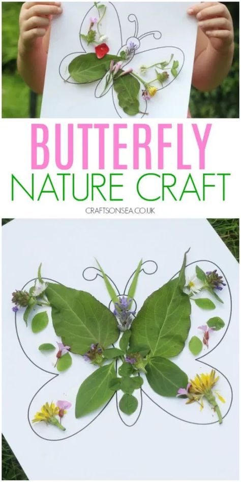 Spring Arts And Crafts, Painting Trees, Nature Craft, Butterfly Nature, Egg Cartons, Toddler Arts And Crafts, Seni Dan Kraf, Making Necklaces, Spring Crafts For Kids