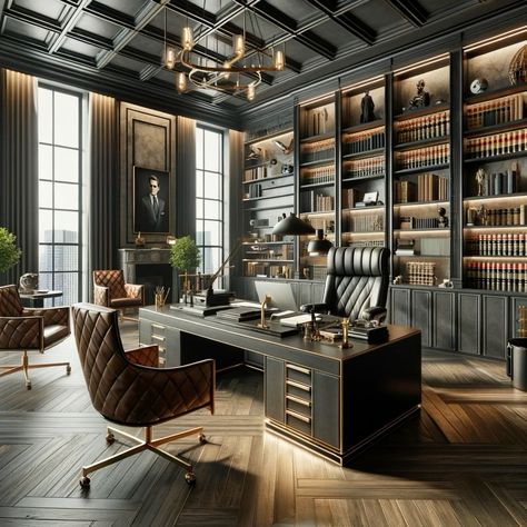 office decor ideas
modern office decor
office decor design ideas Stylish Study Room, Lawyer Chamber Interior, Study Room With Library, Law Office Design Modern, Lawyer Office Design Modern, Manager Office Design Interior, Harvey Specter Office, Home Office Luxury Modern, Lawyer Room