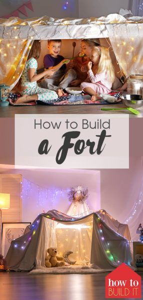 How To Build A Fort | Build a Fort | DIY Fort | Fun With The Kids: Forts! | How to Build It: Forts #fort #howtobuildit #buildafort Homemade Forts, Diy Blanket Fort, Sleepover Fort, Bedroom Fort, Living Room Fort, Indoor Forts, Fort Ideas, Bed Fort, Diy Fort