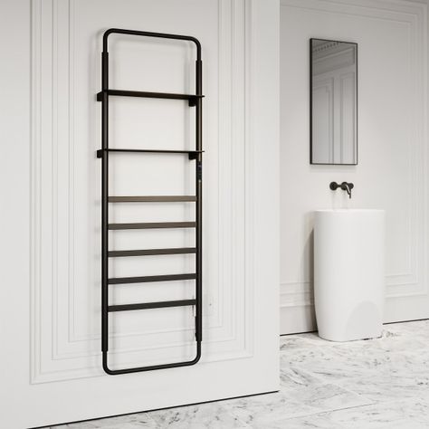 Electric Towel Warmers - LUSSO Kitchen Radiator, Heated Towel Warmer, Concrete Bath, Decorative Shelves, Electric Towel Warmer, Wet Room Shower, Cloakroom Vanity Unit, Freestanding Vanity Unit, Bathroom Radiators