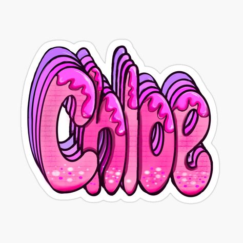 Get my art printed on awesome products. Support me at Redbubble #RBandME: https://www.redbubble.com/i/sticker/Chloe-Top-10-best-personalised-gifts-personalized-names-custom-name-Chloe-by-Artonmytee/159054266.EJUG5?asc=u Chloe Name, College Names, Holiday Gift Sets, Unique Baby Gifts, Name Labels, Name Stickers, Gifts Personalized, Personalized Stickers, Name Gifts