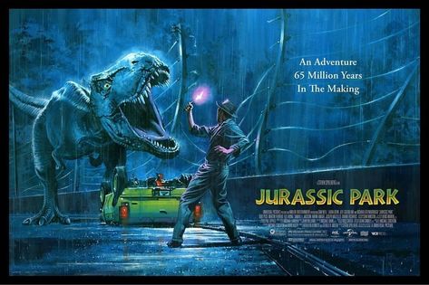 Jurassic Park T Rex, Jurassic Park Poster, Jurassic Park Series, Jurassic Park 1993, Jurassic Park Movie, Wood Moulding, Jurrasic Park, Jurassic World Dinosaurs, Jurassic Park World