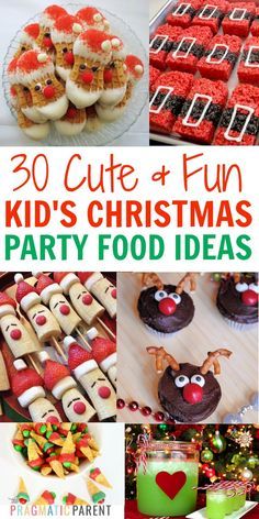 30 Fun Children's Christmas party food ideas, perfect for any festive occasion or your children's Christmas party at school. Cute and fun kid's Christmas party food ideas. #childrenschristmaspartyfood #christmaspartyfood #kidschristmastreats #childrenschristmastreats Reindeer Pretzels, Christmas Party At School, Kid Christmas Party Food, Party Food Ideas For Kids, Christmas Party Food Ideas, Teen Christmas Party, Kids Christmas Treats, Food Ideas For Kids, Christmas Party Snacks