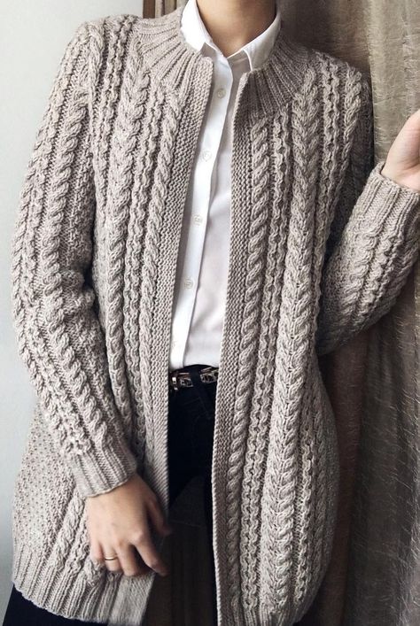 Ladies Cardigan Knitting Patterns, Cardigan Knitting Patterns, Aran Knitting Patterns, Ladies Cardigan, Crochet Hoodie, Knit Cardigan Pattern, Crochet Cardigan Sweater, Frock Patterns, Crochet Vest Pattern