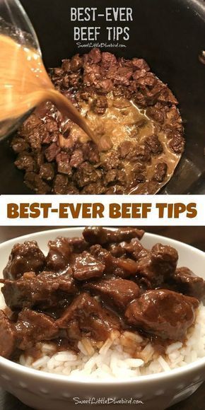 Best Ever Beef Tips, بطاطس مهروسة, Beef Tip Recipes, Wallpaper Food, Beef Tips And Gravy, Best Beef Recipes, Berbuka Puasa, Beef Tips, Beef And Rice