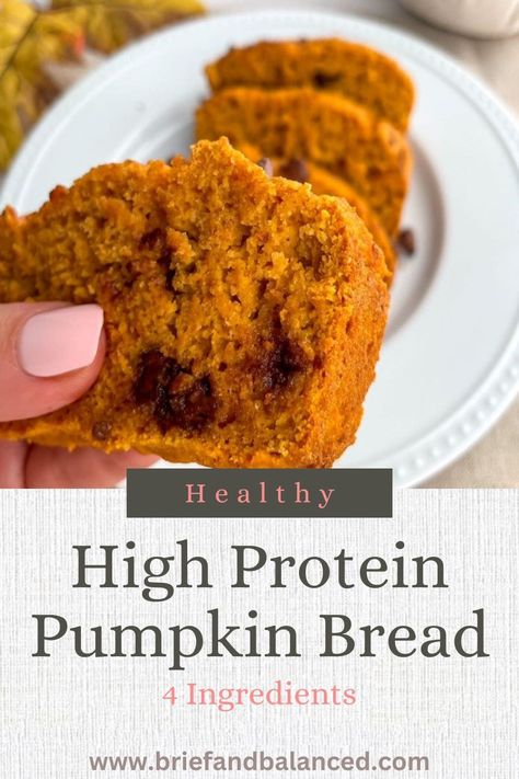 Protein Pumpkin Chocolate Chip Bread, Pumpkin Chocolate Pancakes, Pancake Mix Pumpkin Bread, One Can Pumpkin Recipes, High Protein Pumpkin Muffins Kodiak, Recipes For Canned Pumpkin Pie Filling, High Protein Fall Snacks, Kodiak Cake Pumpkin Bread, Protein Pumpkin Loaf