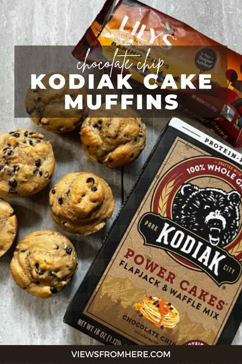 Looking for a healthy chocolate chip muffin recipe? Check out this easy-to-make Kodiak Cake muffins packed with protein and flavor. Kodiak Protein Mini Muffins, Chocolate Protein Powder Muffins, Chocolate Protein Muffins For Kids, Kodiak Pancake Mix Mini Muffins, Healthy Protein Chocolate Chip Muffins, Pumpkin Chocolate Chip Kodiak Muffins, Pancake Muffins Kodiak Cakes, Kodiak Cakes Muffins With Protein Powder, Kodiak Cake Muffins Chocolate Chip