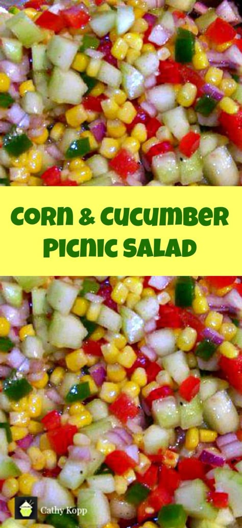 Picnic Salad Recipes, Picnic Salad, Obesity Help, Chopped Salads, Easy Potluck, Lent Recipes, Healthy Remedies, Resep Salad, Salad Pasta