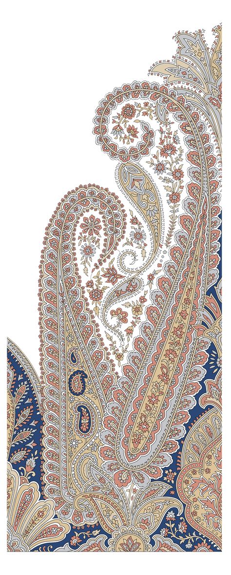 paislay on Behance Paisley Print Design, Botanical Flowers Print, Paisley Wallpaper, Paisley Shawl, Paisley Flower, Baroque Ornament, Paisley Art, Textile Prints Design, Baroque Design