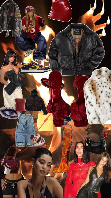 Aries Venus ❤️‍🔥 Aries Outfits, Venus In Aries, Venus Clothing, Aries Aesthetic, Cold Outfit, Venus Fashion, Dark Feminine Aesthetic, Fire Fits, Feminine Aesthetic