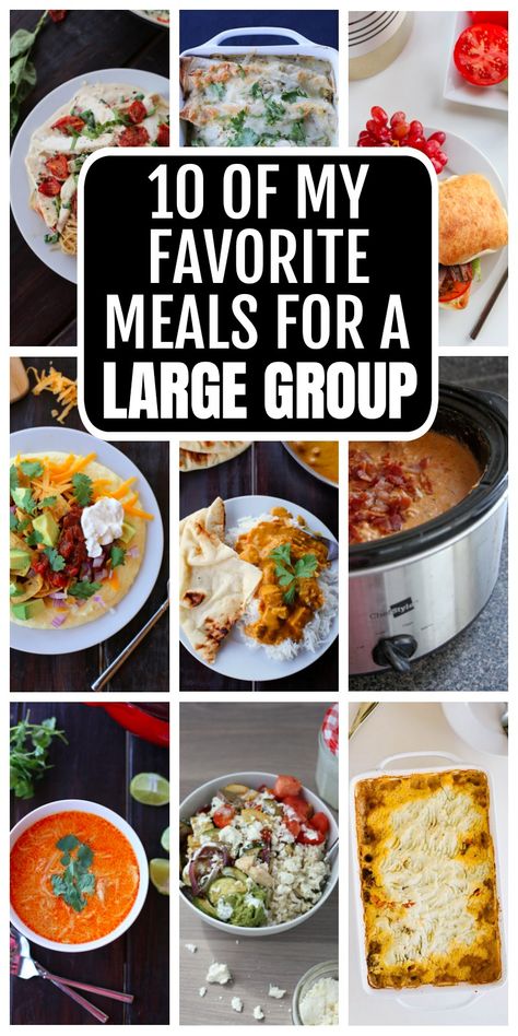 Meals For Large Groups, Group Dinner, Ground Beef And Cabbage, Large Group Meals, Easy To Cook Meals, Large Family Meals, Vacation Meals, Inexpensive Meals, Cooking For A Crowd