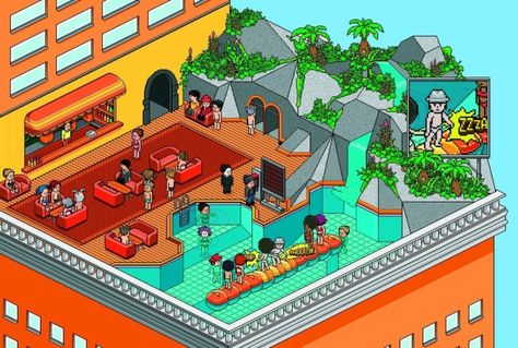 habbo hotel Hotel Games, Habbo Hotel, Sims Medieval, Virtual Reality Games, Online Multiplayer Games, Age Of Empires, Multiplayer Games, Simulation Games, 90s Kids