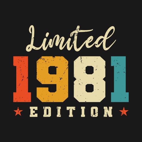 Usa T Shirt Design, Made In 1981 Birthday, 90s Things, Minimal Shirt Design, Typography Shirt Design, Print Design Art, Typography Shirts, Tshirt Printing Design, Tshirt Design Inspiration