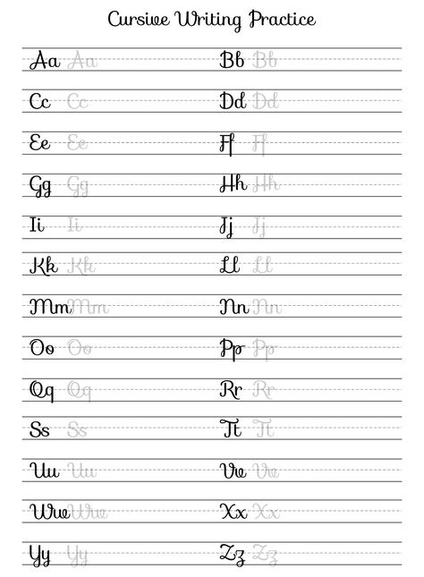 Cursive Writing Worksheets 3rd Grade Good Handwriting Practice Sheets, Cursive Hand Writing Practice, Cursive Handwriting Printables Free, Clean Cursive Handwriting, Printable Practice Writing Sheets, Pre Cursive Writing Worksheets, Cursive Alphabet Worksheet, 2nd Grade Cursive Worksheets, Beginner Cursive Worksheets