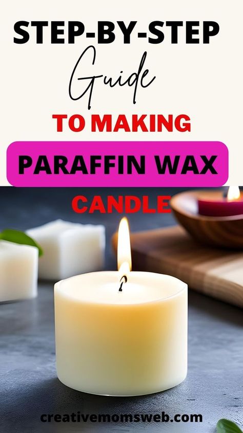 Paraffin wax, a widely used and versatile option, allows you to create candles with a smooth and glossy finish. With its excellent scent throw and ability to hold vibrant colors, paraffin wax opens up a world of creative possibilities. Explore the timeless charm of paraffin wax candles and fill your space with captivating fragrances and enchanting ambiance. Elevate your candle-making craft with the versatile nature of paraffin wax and indulge in the art of creating stunning candles. Wax For Candle Making, Home Made Wax, Create Candles, Candle Making Recipes, Palm Wax Candles, Handmade Candles Diy, Diy Wax Melts, Kids Candles, Wax Candles Diy