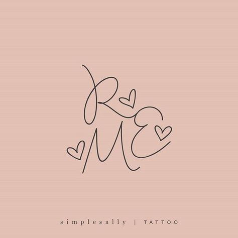 Family Infinity Tattoos For Women, Tattoo Letters Ideas, A & E Tattoos, Birthdays Tattoo Ideas, Simple Husband And Wife Tattoos, Matching Heart Tattoos Mother Daughters, Love You Tattoos, Initial Wrist Tattoos For Women, Tattoo For Stepchildren