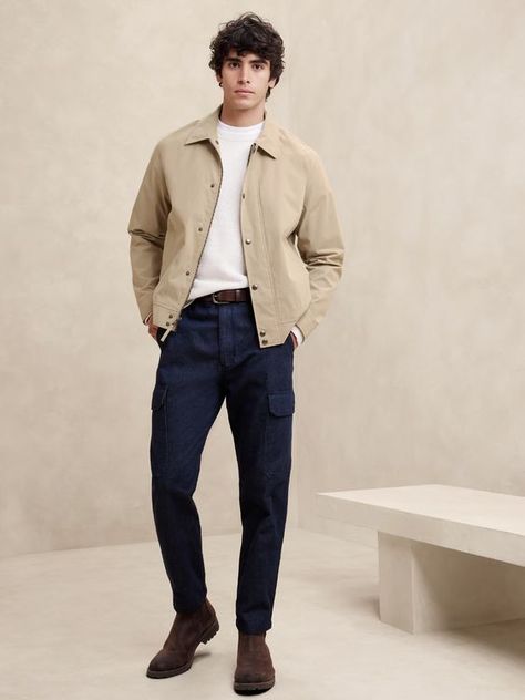 Amazing. Exactly as described. Maden products are excellent. Fashion Outfits Men, Mens Smart Casual Outfits, Fall Trends Outfits, Harrington Jacket, Knit Men, Winter Outfits Men, Usa Outfit, Fall Outfits For Work, Outfit Inspiration Fall