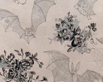 Bat Animal, Goth Wallpaper, Witchy Wallpaper, Alexander Henry, Edgy Wallpaper, Arte Inspo, Retro Print, Fall Wallpaper, Cute Wallpaper Backgrounds