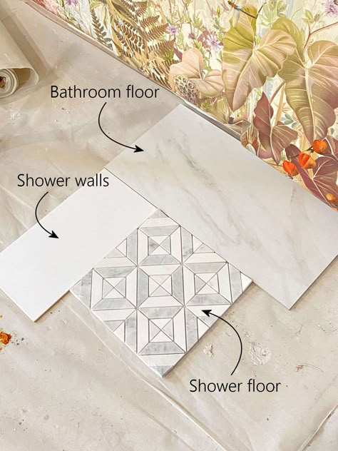 Master Bath Tile, Master Bath Renovation, Shower Floors, Master Bath Shower, Master Shower, Bath Renovation, Master Bath Ideas, Bathroom Redesign, Primary Bath