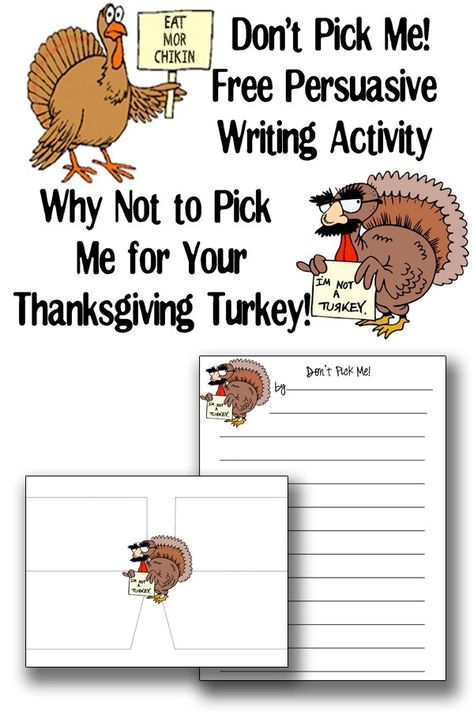 Free Thanksgiving persuasive writing activity. Don’t Pick Me for your Thanksgiving Turkey! Free Thanksgiving worksheets for writing. Perfect for fall sub plans. #freeworksheets  #freefallworksheets #freesubplans #worksheet https://momenvy.co/dont-pick-me-persuasive-writing Traveling Library, Thanksgiving Ela Activities, Thanksgiving School Activities, November Writing Activities, Thanksgiving Middle School, Persuasive Writing Activities, November Writing, Thanksgiving Writing Prompts, Thanksgiving Writing Activity