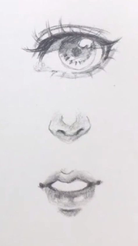 Semi Realistic Drawing Reference, Semi Realistic Art Tutorial, Semi Realistic Art Style Sketch, Semi Realistic Anime Art Tutorial, Semi Realistic Anime Art Style Sketch, Semi Realism Nose, Semi Realistic Eye Drawing, How To Draw Semi Realistic Eyes, Semi Realistic Nose