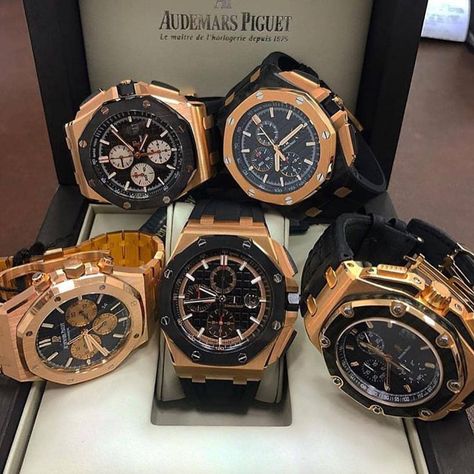 What's Your Favourite AP Rose Gold Watch 😍😍💥🔥🔌Comment 🔥 C Audemars Piguet Gold, Top Watches For Men, Audemars Piguet Watches, Luxury Timepieces, Smart Watches, Women's Watches, Men's Footwear, Unisex Accessories, Rose Gold Watch