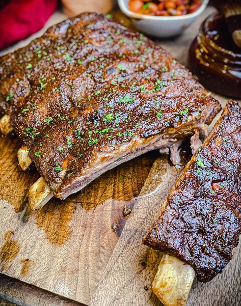 How To Make Beef Ribs In The Oven Beef Ribs Recipe Oven, Beef Ribs In Oven, Beef Ribs In The Oven, Cooking Beef Ribs, Baked Beef Ribs, Ribs Recipe Oven, Bbq Beef Ribs, Ribs In The Oven, Beef Back Ribs