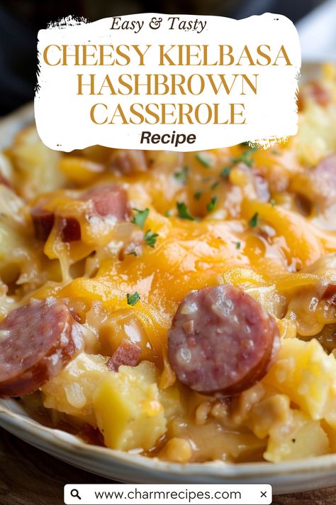 Dive into the ultimate comfort food with this Slow Cooker Cheesy Kielbasa Hashbrown Casserole, a dish that combines the smoky flavors of kielbasa sausage with the heartiness of hash browns and the gooey delight of melted cheese. This recipe is a dream come true for those who love to come home to the warm, welcoming aroma of a ready-to-eat meal. Perfect for busy weeknights, potlucks, or cozy weekend brunches, this casserole offers the ease of slow cooking without compromising on taste. Get ready to indulge in a dish that's sure to become a staple in your comfort food repertoire.