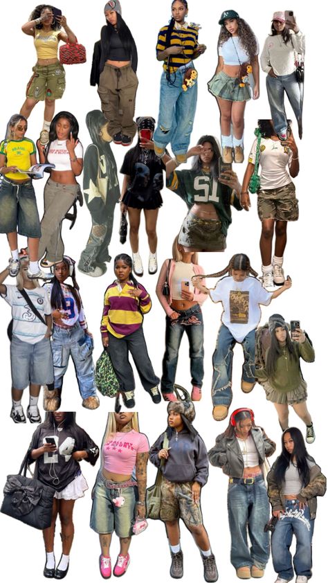 Rnb Style, Style Inspiration 90s, Streetwear Women Outfits, Throwback Outfits, Baggy Outfit Ideas, Street Style Outfits Casual, Trying New Things, Shoes Outfit Fashion, Stylish Summer Outfits