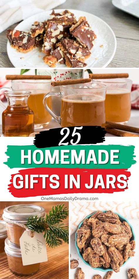 Home Made Food Gifts Christmas, Spice Gifts Diy, Mason Jar Baking Mixes Christmas Gifts, Mason Jar Christmas Treats For Gifts, Best Jar Gifts, Homemade Drink Gifts, Homemade Gifts Edible, Homemade Mixed Drinks, Spice Mix Gifts In A Jar