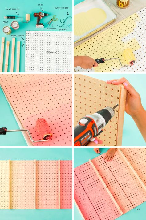 Peg Board Art Display, Pegboard Craft Fair Display, Pegboard Book Display, Peg Board Market Display, Diy Peg Board Display, Pegboard Display Ideas, Painted Pegboard Ideas, Diy Market Display, Diy Pegboard Display