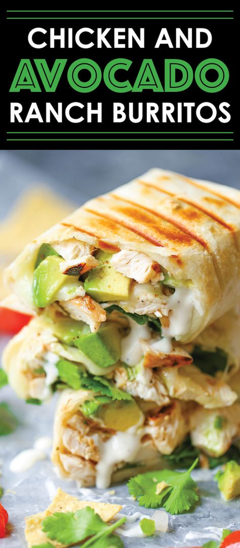 Chicken And Avocado, Avocado Recipes Healthy, Avocado Dessert, Avocado Ranch, Stuffed Avocado Healthy, God Mat, Yummy Chicken Recipes, Chicken Avocado, Easy Appetizer Recipes