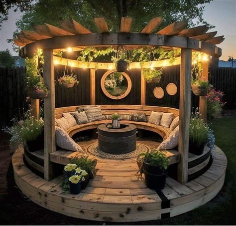 Backyard Fireplace, Backyard Renovations, Decorating Home, Backyard Remodel, Home Decor Ideas Living Room, Backyard Inspiration, Backyard Inspo, Outdoor Decor Backyard, Ideas Living Room